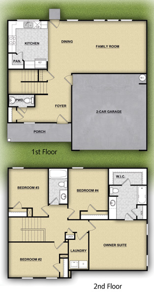 The Chatuge Floor Plan In Avondale Springs Lgi Homes